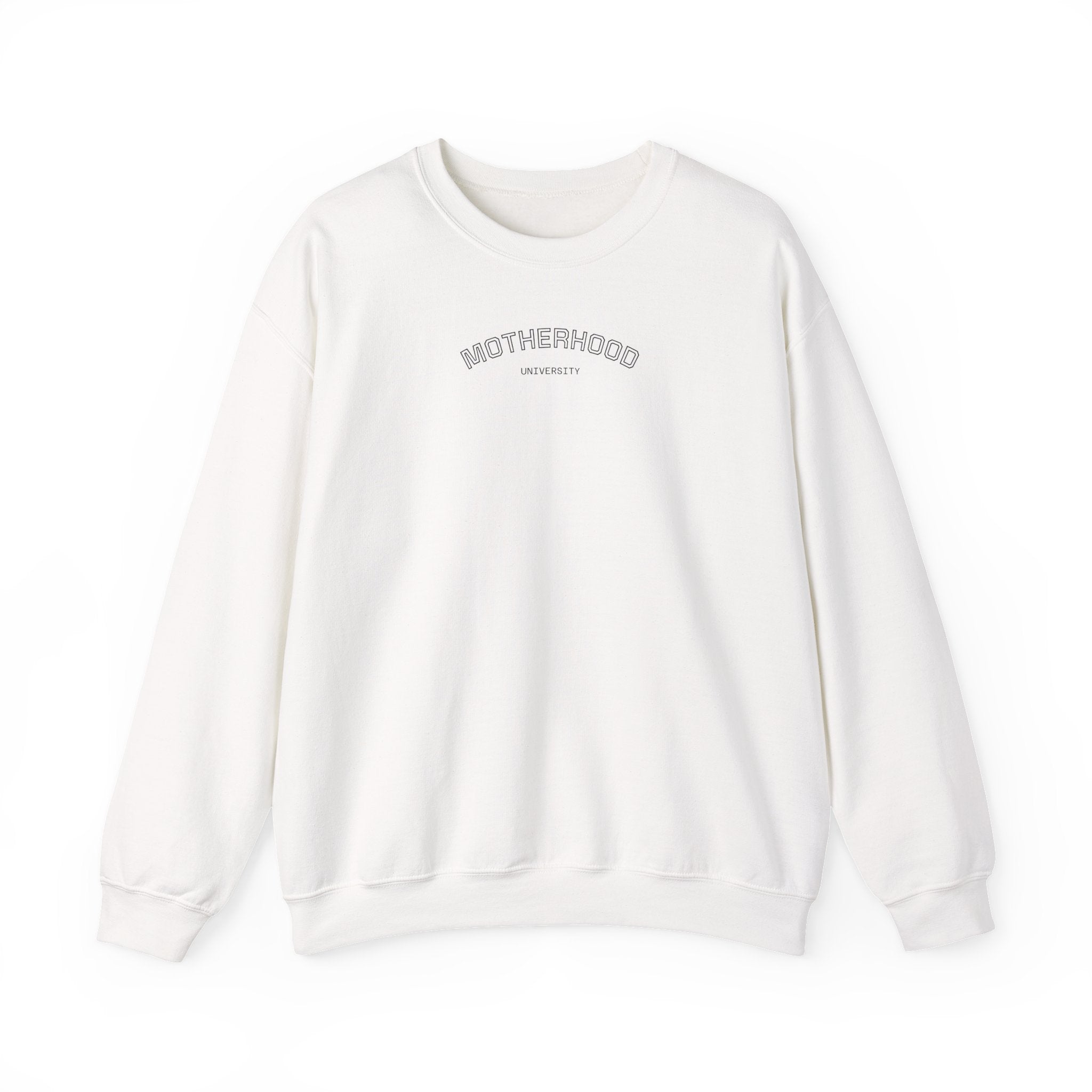 Motherhood Crewneck Sweatshirt — "Moms On Top Since 1990" Cozy Pullover