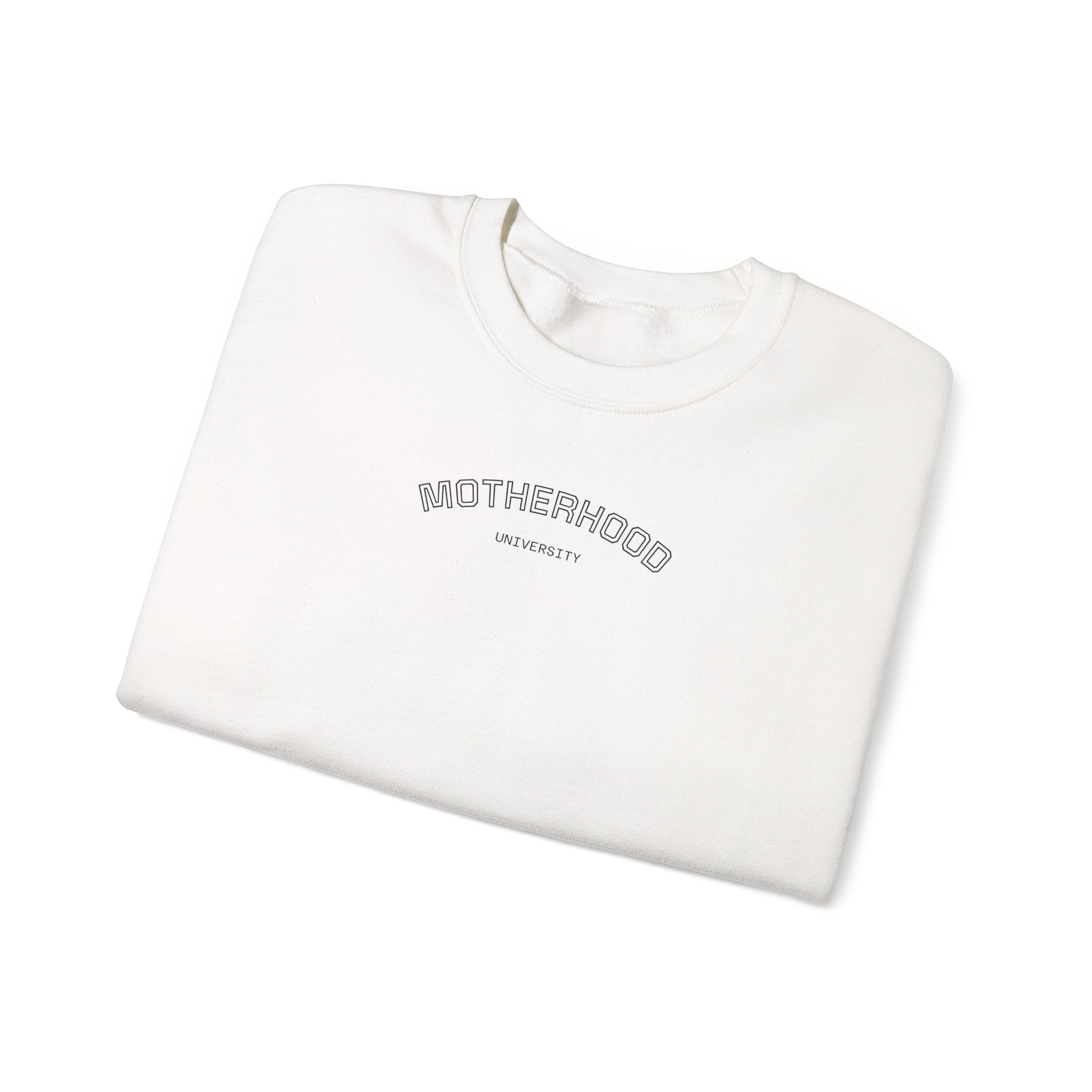 Motherhood Crewneck Sweatshirt — "Moms On Top Since 1990" Cozy Pullover